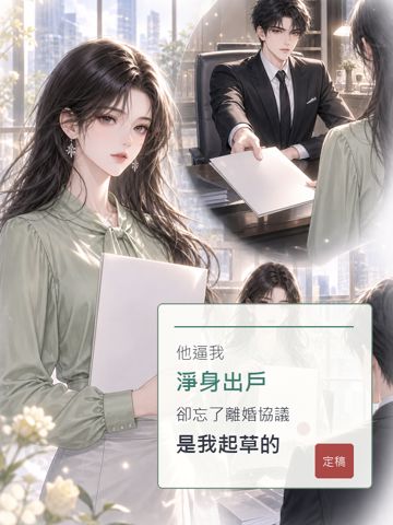 他逼我淨身出戶,卻忘了離婚協議是我起草的