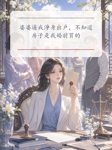 婆婆逼我淨身出戶，不知道房子是我婚前買的