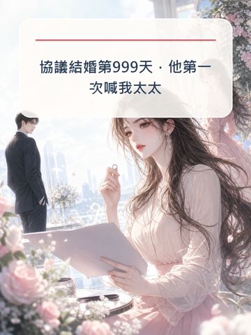 協議結婚第999天，他第一次喊我太太