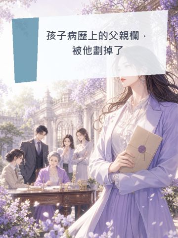 孩子病歷上的父親欄，被他劃掉了